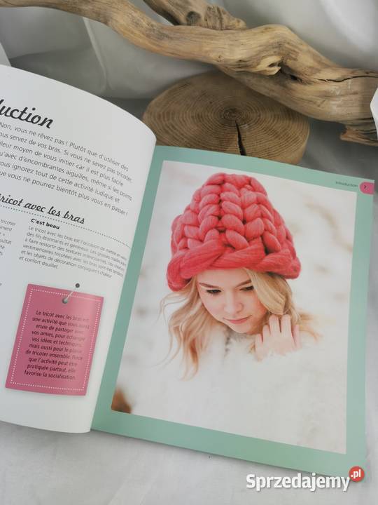 Arm knitting Szydełkowanie na rękach rękodzieło, biżuteria, szycie Poradniki, albumy i reportaże Wiśniowa