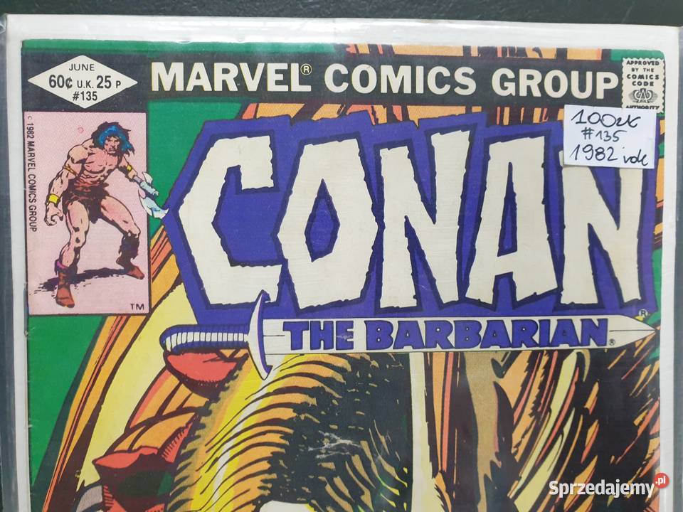 Conan The Barbarian 3 oryginalne komiksy Marvel pomorskie Gdynia