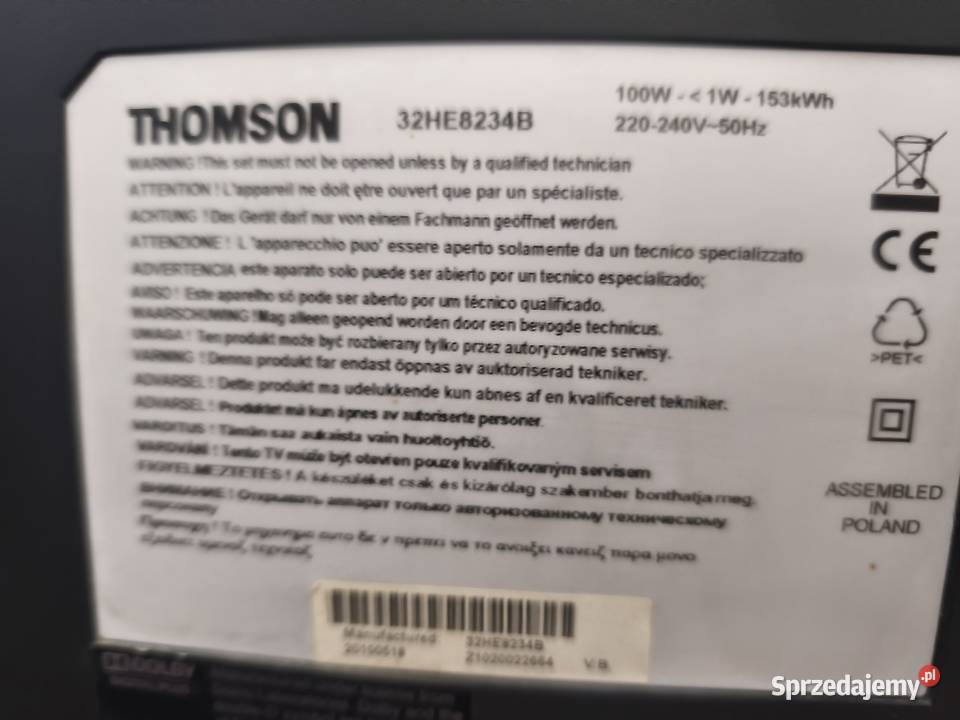 Telewizor Thomson 32 cale lubelskie Lublin