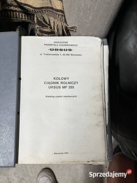 katalog częśći ciagnika mf 255 orginalny 1990 miękka Zwoleń