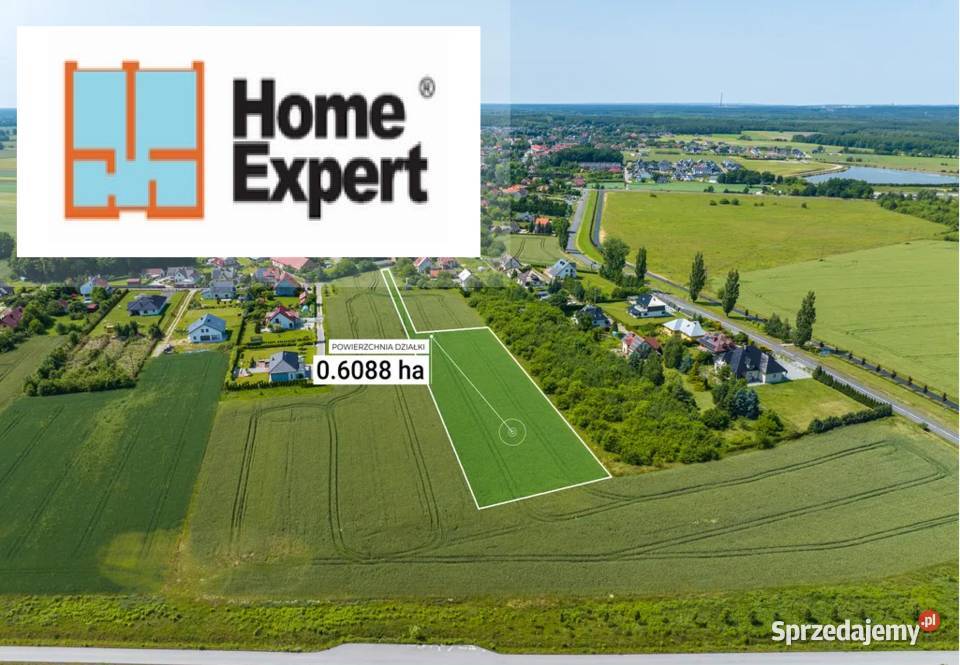 Działka Inwestycyjna 6088 m2 Lubina MEDIA Obora