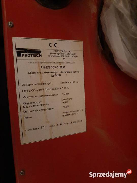 Piec CO śmieciuch Protech Bydgoszcz