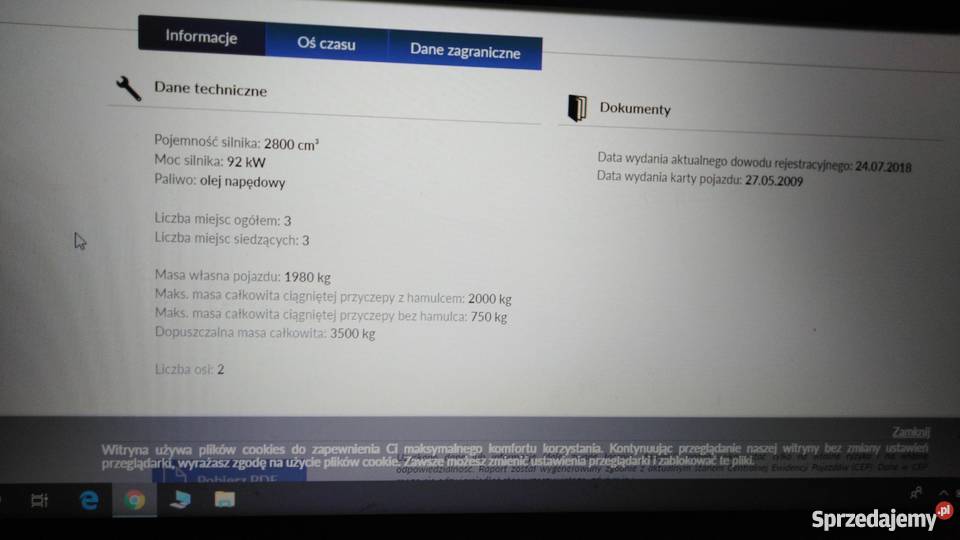 pomoc drogowa auto laweta 344000km Iveco Pszczyna