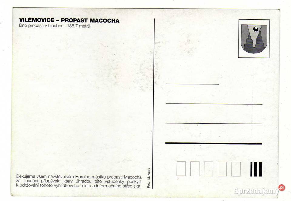 VILEMOVICE PROPAST MACOCHA CZECHY Krynki