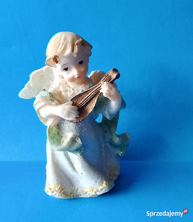 figurka ceramiczna Aniołek muzykant podlaskie
