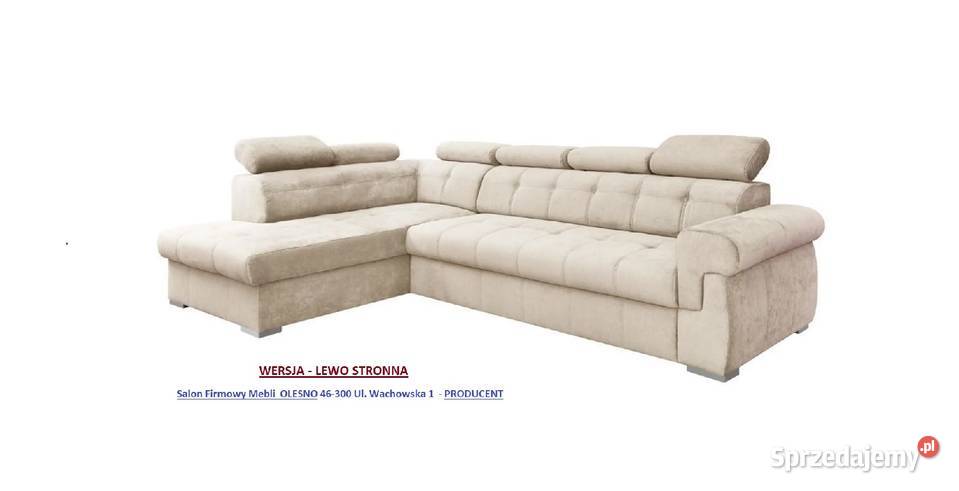 Narożnik 190x280 ATLANTA Tkanina ZMYWALNA Narożniki Olesno