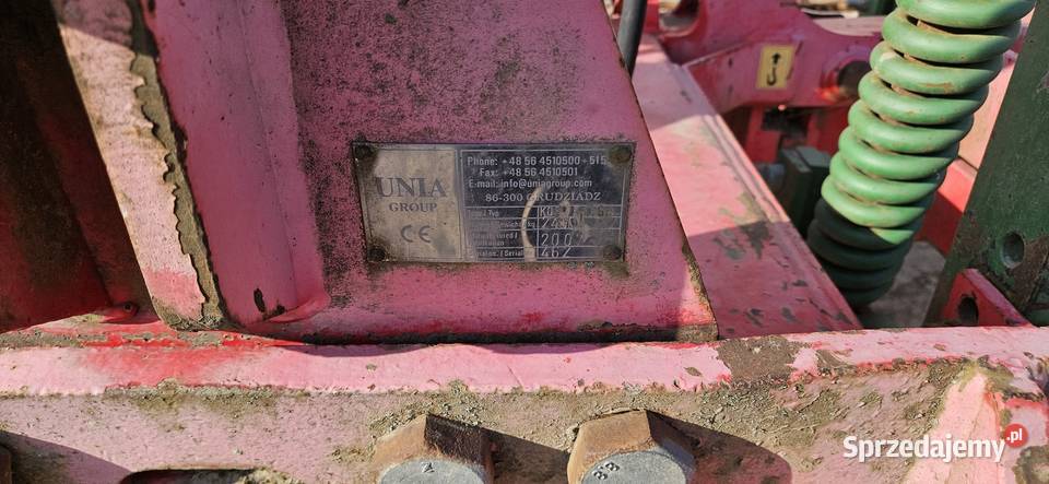 Agregatu ścierniskowy gruber Unia Kos Gołębiewo Wielkie