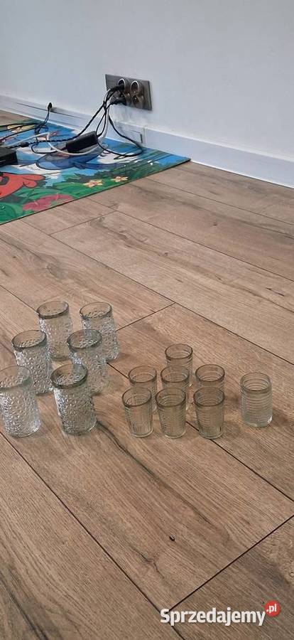 Kieliszki Ząbkowice z czasów PRL 3 wzory łódzkie Sulejów