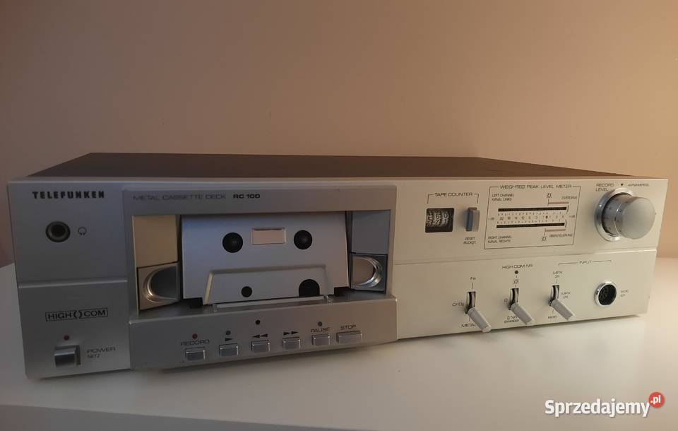 Telefunken RC 100cassette deckUSZKODZONY czytaj