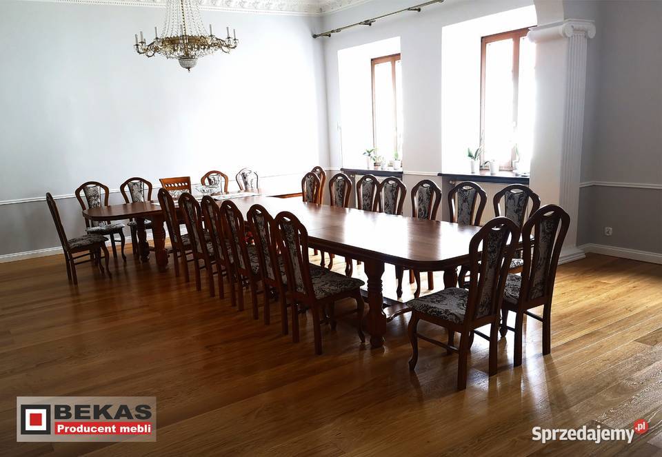 Duży Komplet Mebli XXl Stół 12 Krzseł Bekas Lublin sprzedam