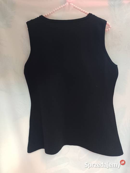 4446 ASOS DesignCzarna dzianinowa kamizelka Rozmiar 46 Kraków sprzedam