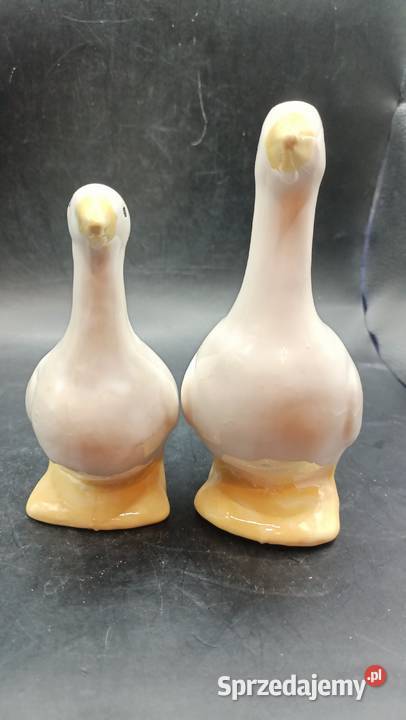 Para ptaki ceramiczne gęsi Szwecja sprzedam