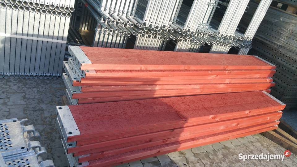 Zestaw rusztowania 37m2 6x6 podesty drewniane 3m opolskie Stare Siołkowice