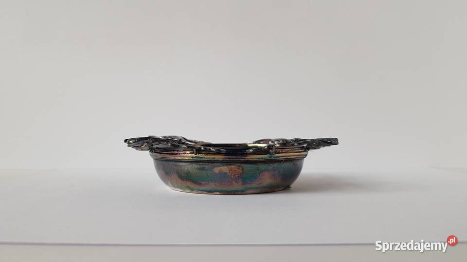 Platerowana popielniczka czarka Resovia Rzeszów Dąbrowa Górnicza