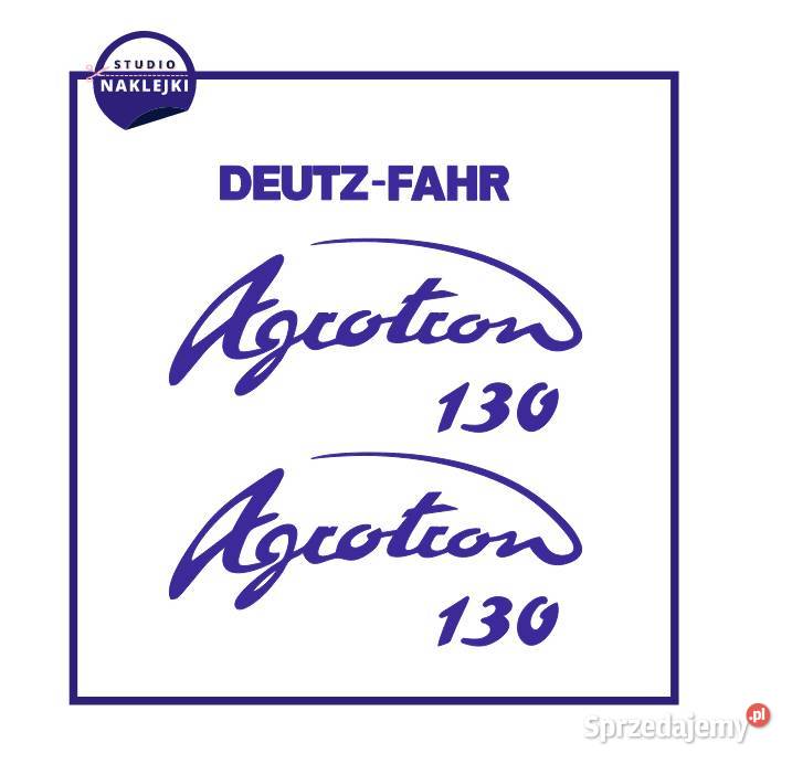 Naklejki Agrotron 130 Ciągnik Traktor Nalepki Szczecin