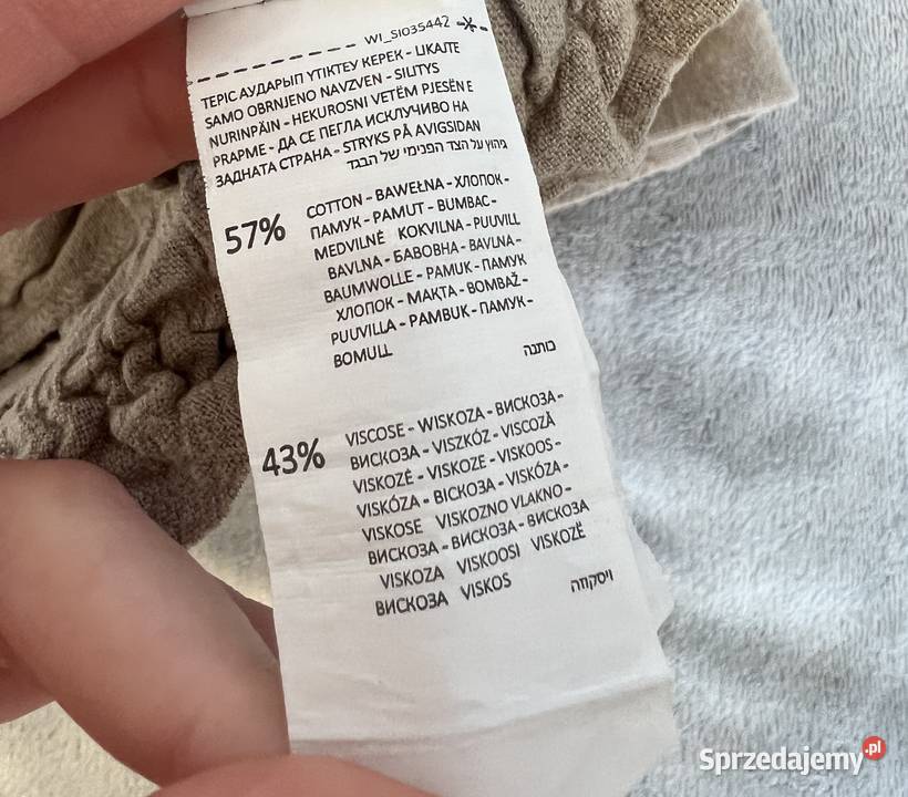 Szorty krótkie spodenki z wysokim stanem z