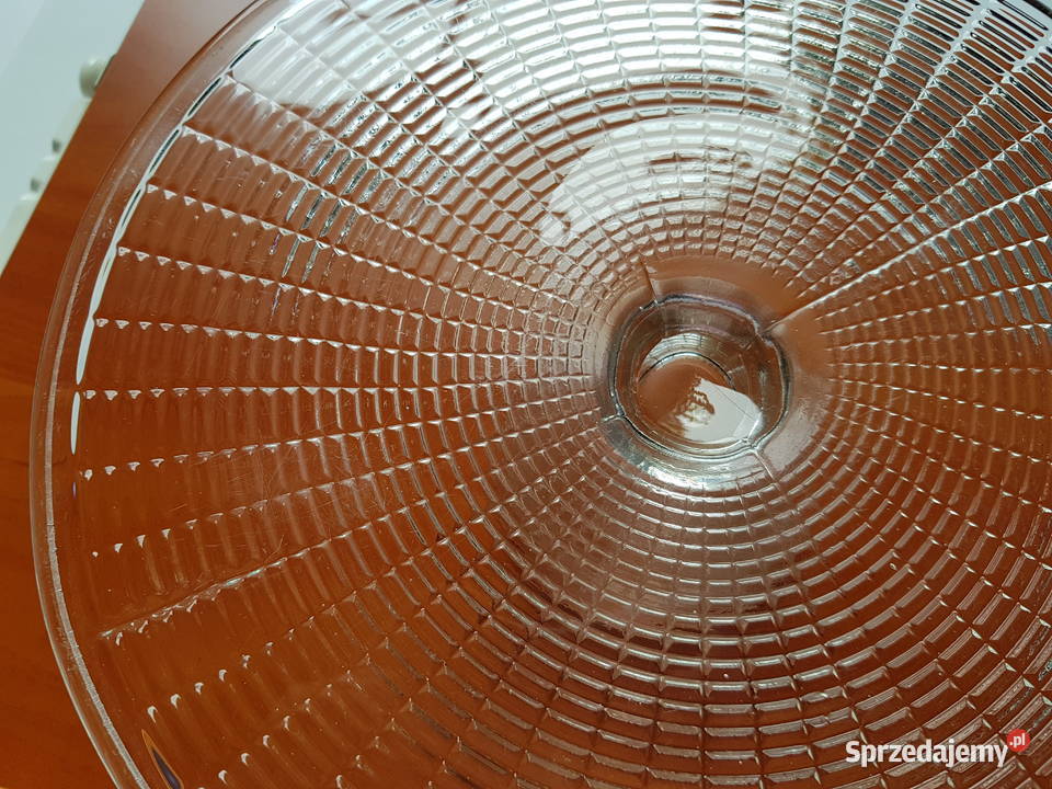 Patera tortownica kat H221 Hortensja szkło PRL śląskie Dąbrowa Górnicza