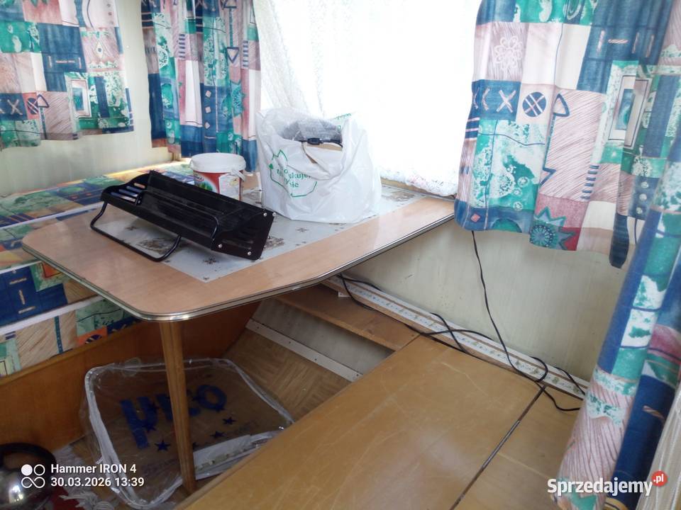 Przyczepa Kempingowa na działkę budowe Barciany