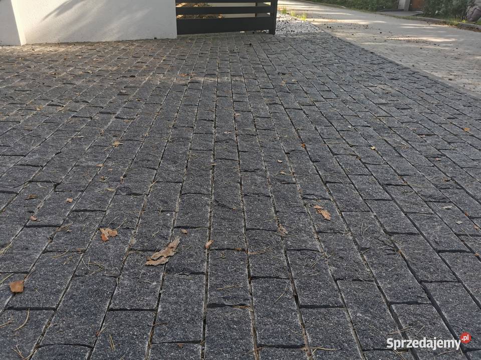 CZARNA kostka brukowa Granitowa na podjazdy Podłoża Kielce