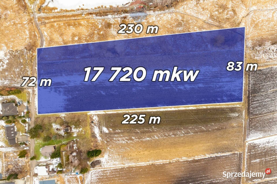 DZIAŁKA ROLNA ZAGRODOWA PIETRZEJOWICE małopolskie