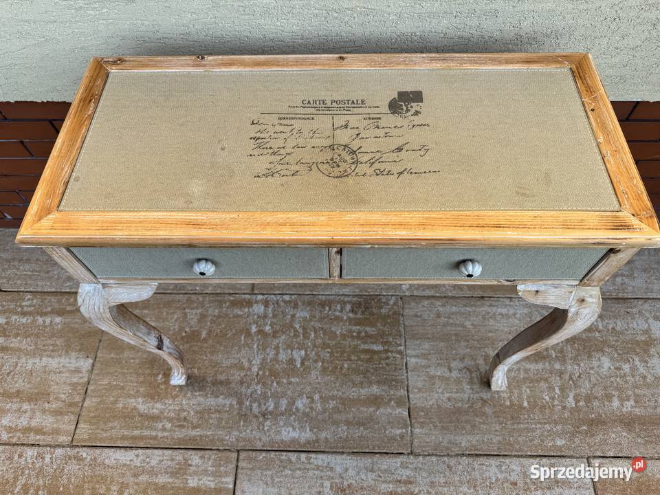 Konsola Ludwikowa schaby chic toaletka biurko Garwolin