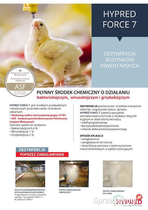 Hypred Force 7 5 Dezynfekcja pomieszczeń STOP kujawsko-pomorskie Bydgoszcz