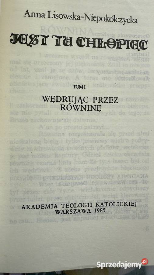 Jest tu chlopiecksiazka t1 i 2 ALisowska Lublin