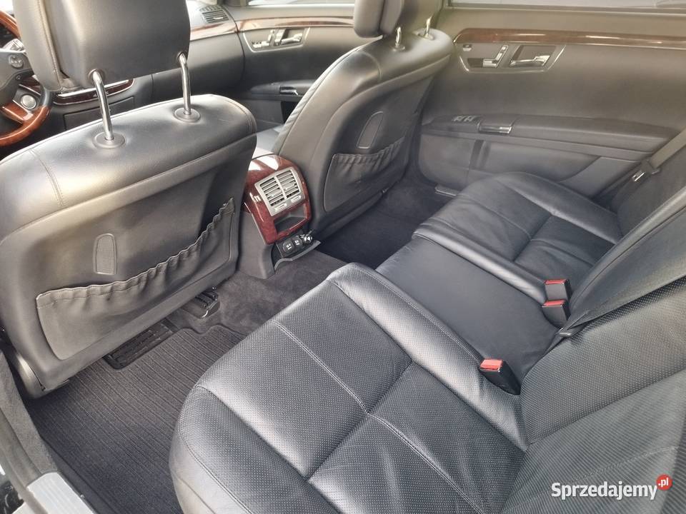 Salon Polska Mercedes S klasa4x447 V8 340 2007 czarny Sośnicowice