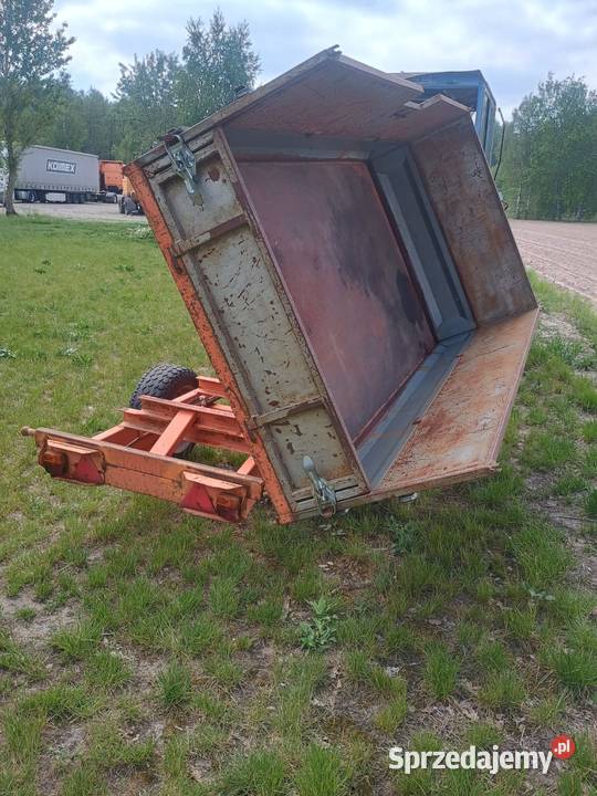 Przyczepa KVagnen 2000 wywrot 3strony kiper Przyczepy rolnicze Końskowola