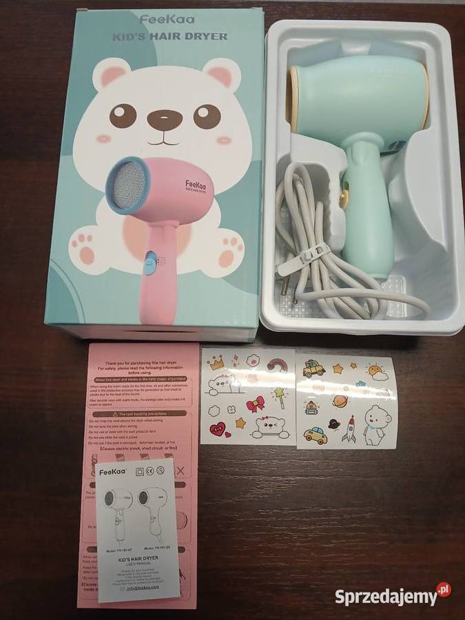 Suszarka do włosów dzieci marki Feekaa Nowy Targ