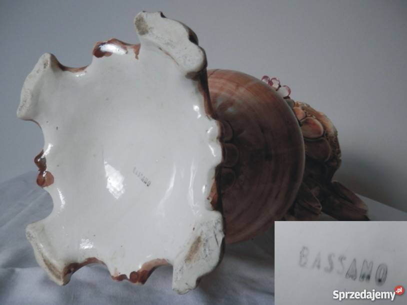 Piękny dekoracyjny porcelanowy włoski wazon zachodniopomorskie sprzedam