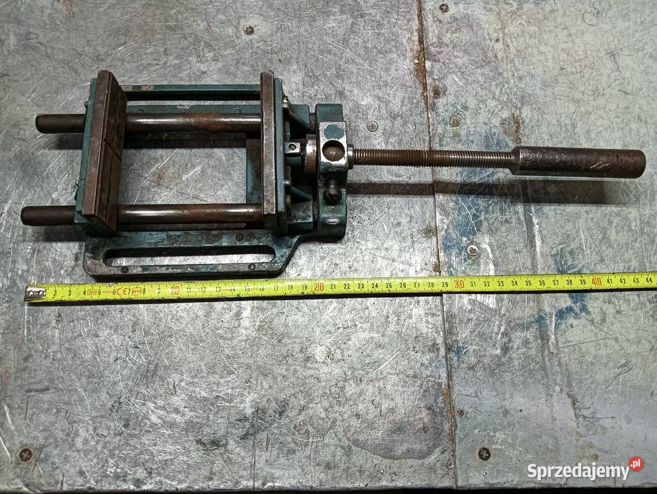 Imadło wiertarki stołowej 100mm stare ścisk Wałbrzych