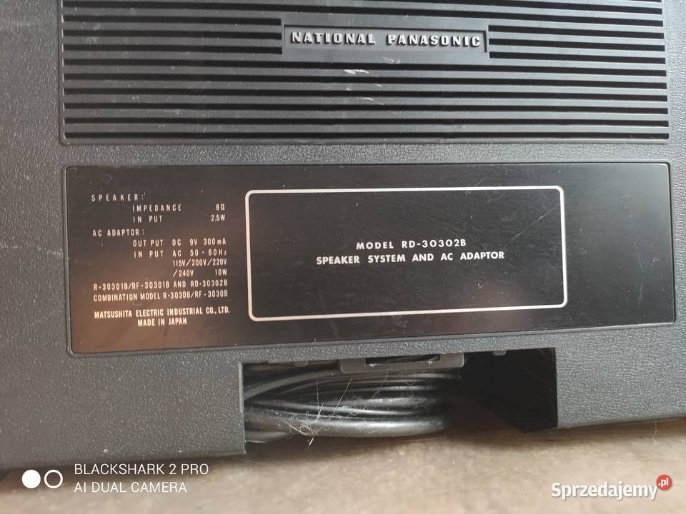 Unikat National Panasonic RD030302B Vintage Mosty