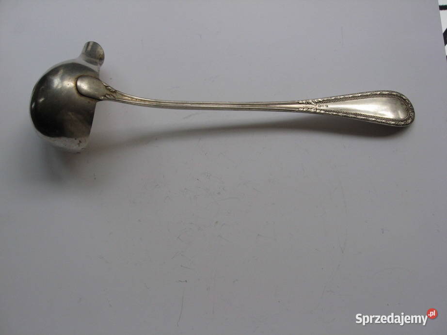 Nabierka srebrna do zupy XIX w pr 800 Poznań