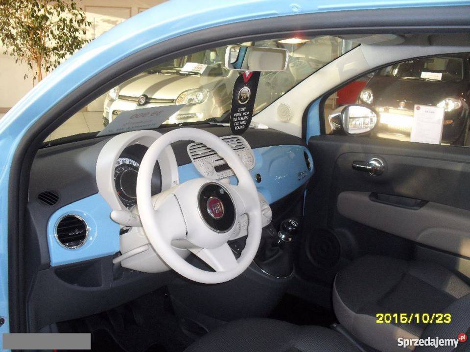 Do sprzedania Fiat 500 niebieski nieuszkodzony Legnica