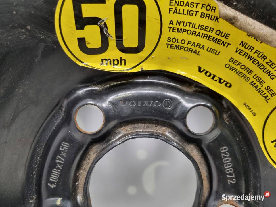 KOŁO DOJAZDOWE 12580 R17 9209872 5x108 lubelskie Chełm