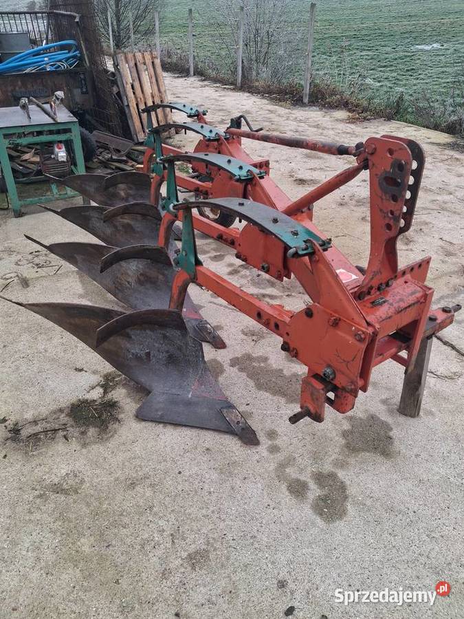 Pług Kverneland 4 skibowy na resorze 16 zagonowy Rutka-Tartak