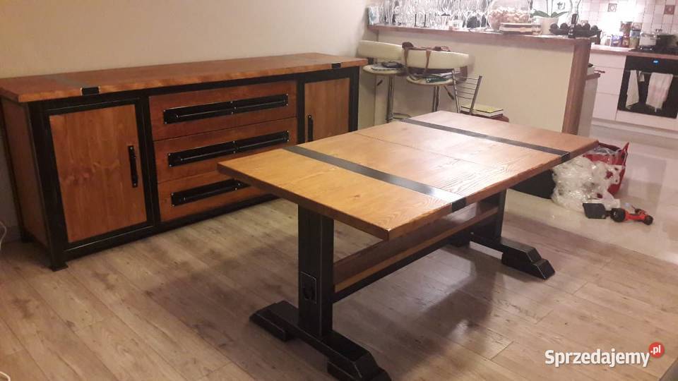 Meble industrialneStół rozkładany loft 160cm Warszawa