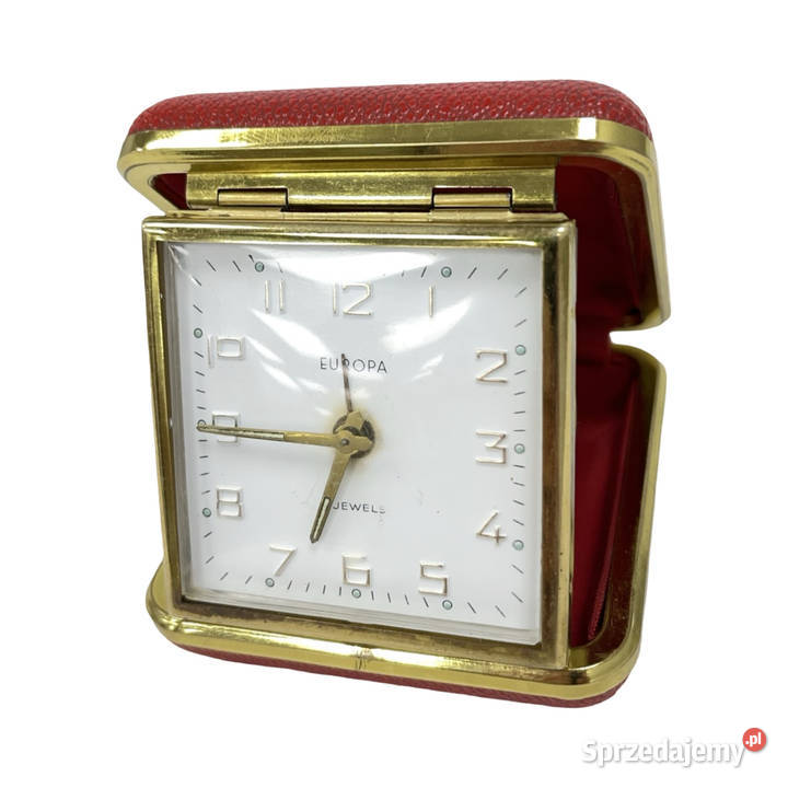 Vintage budzik podróżny EUROPA lata 6070 Warszawa