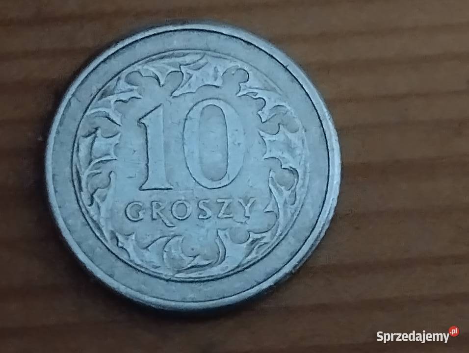 Moneta 10 groszy 1990 Numizmatyka Warszawa
