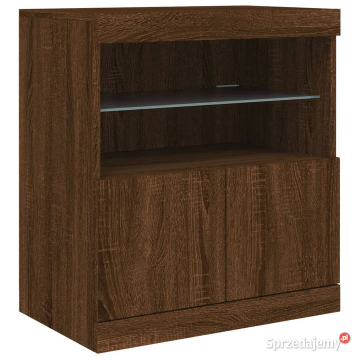 Szafka z oświetleniem LED brązowy dąb 1425x37x67 sprzedam