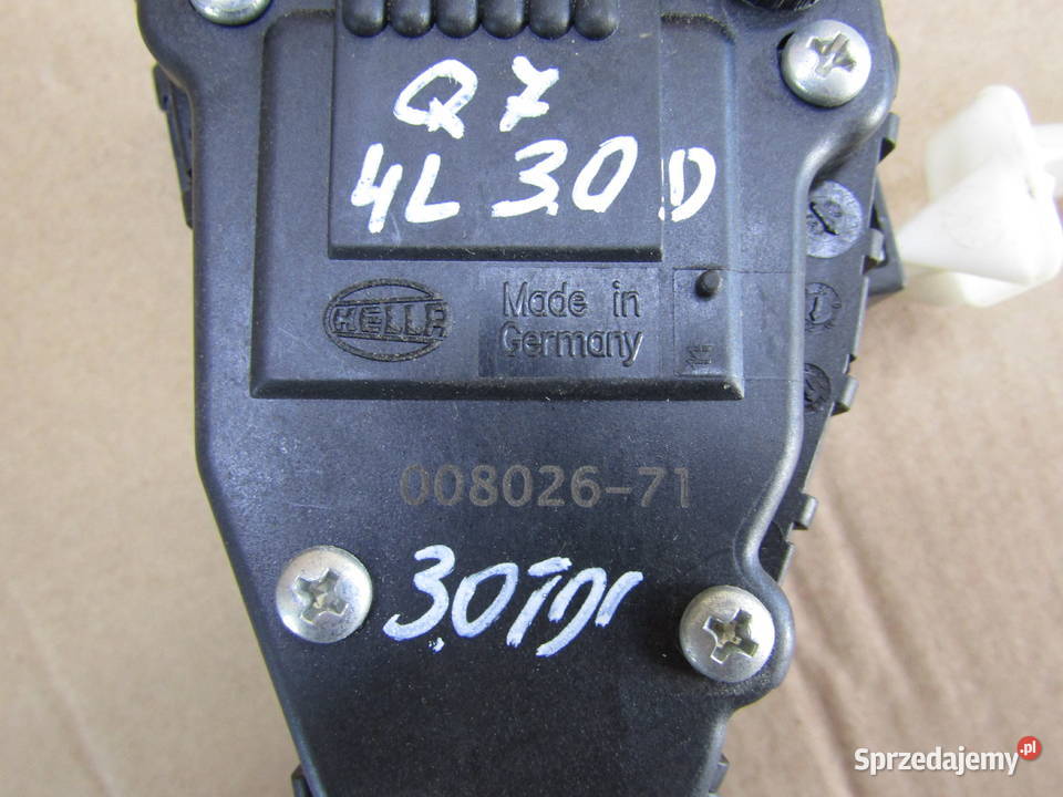 PEDAŁ GAZUPOTENCJOMETR AUDI Q7 4L30TDIHELLA Mysłaków