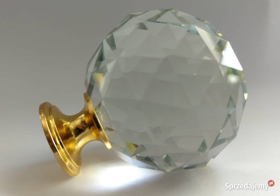 Uchwyt do mebli gałka kryształowa super kula 5 przezroczysty mazowieckie Warszawa