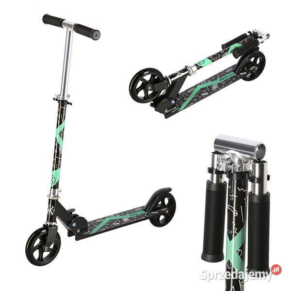 Hulajnoga Nils Extreme HD045 czarno zielona sprzedam