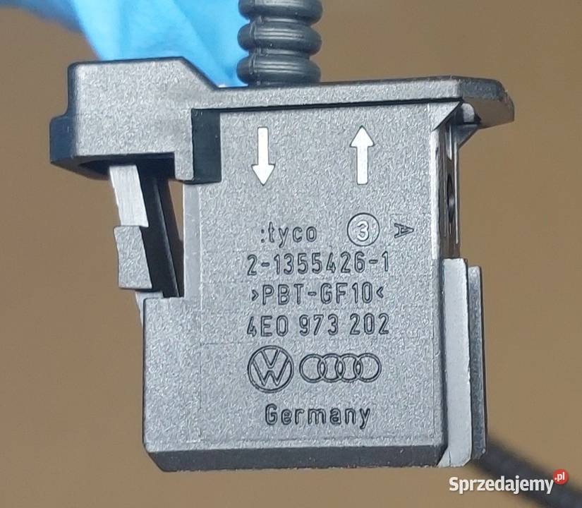 WIĄZKA KABEL ŚWIATŁOWÓD MMI VW AUDI 4E0973202 osobowe Mielęcin