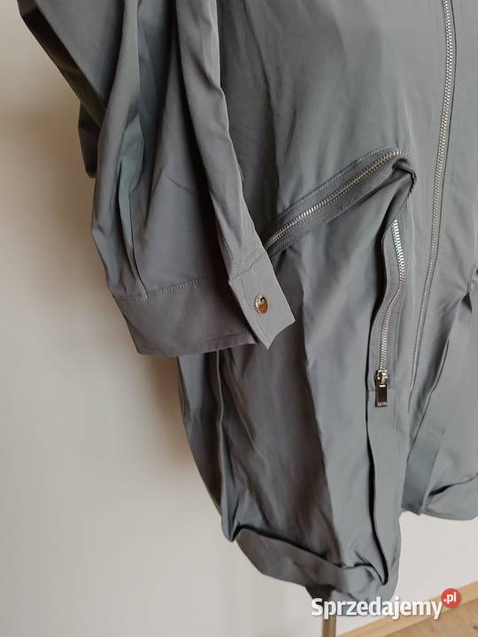 Szara lekka kurtka męska z zamkiem i kieszeniami Rozmiar XXL Gdynia sprzedam