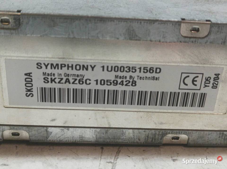 RADIO 1U0035156D Skoda Octavia I 19962010 Sprzęt audio fabryczny