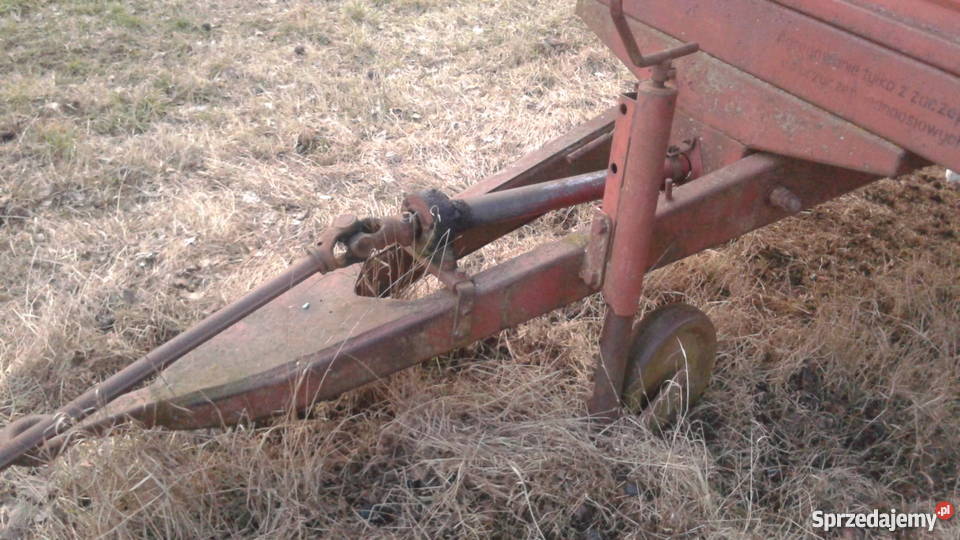 Jednoosiowy rozrzutnik obornika 35t Agromet Lidzbark sprzedam
