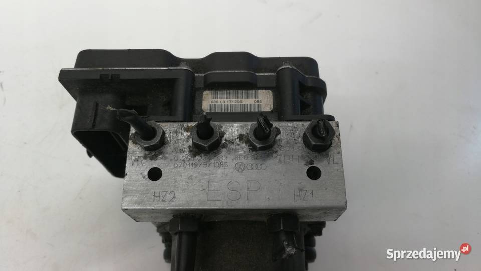 POMPA ABS ESP AUDI A4 B7 8E0910517J 8E0614517BH Części samochodowe Przystajń
