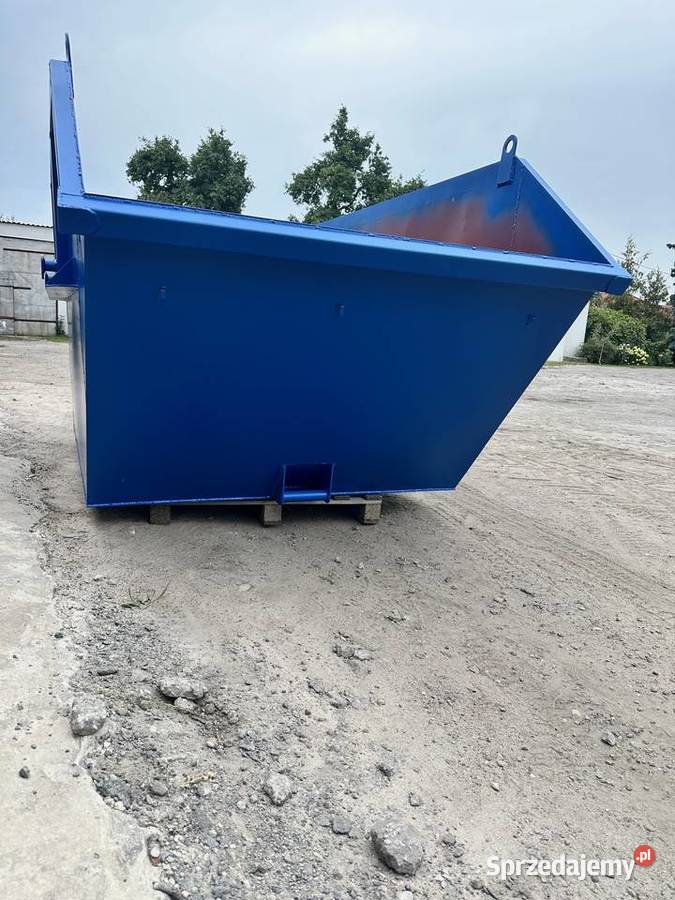 Kontener mulda 7 m3 asymetryczna pojemnik na łódzkie Niedrzew Pierwszy
